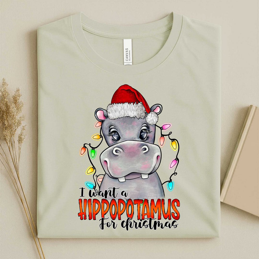 Harry The Hippo Christmas T-Shirt