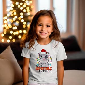 I Want A Hippopotamus For Christmas Sublimated T Shirt