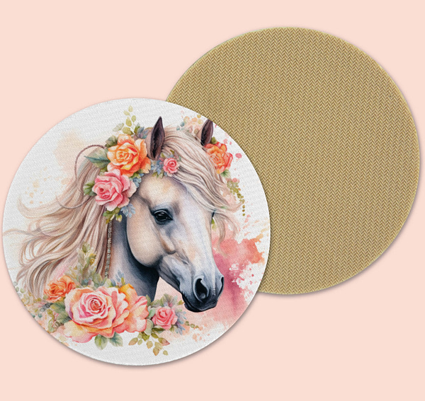 Neoprene Horse Coaster
