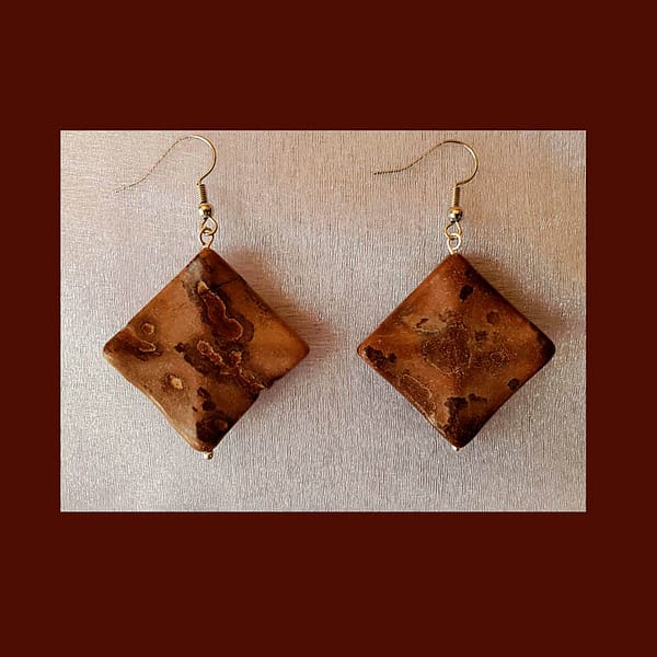 Wooden Hand Crafted Earrings.