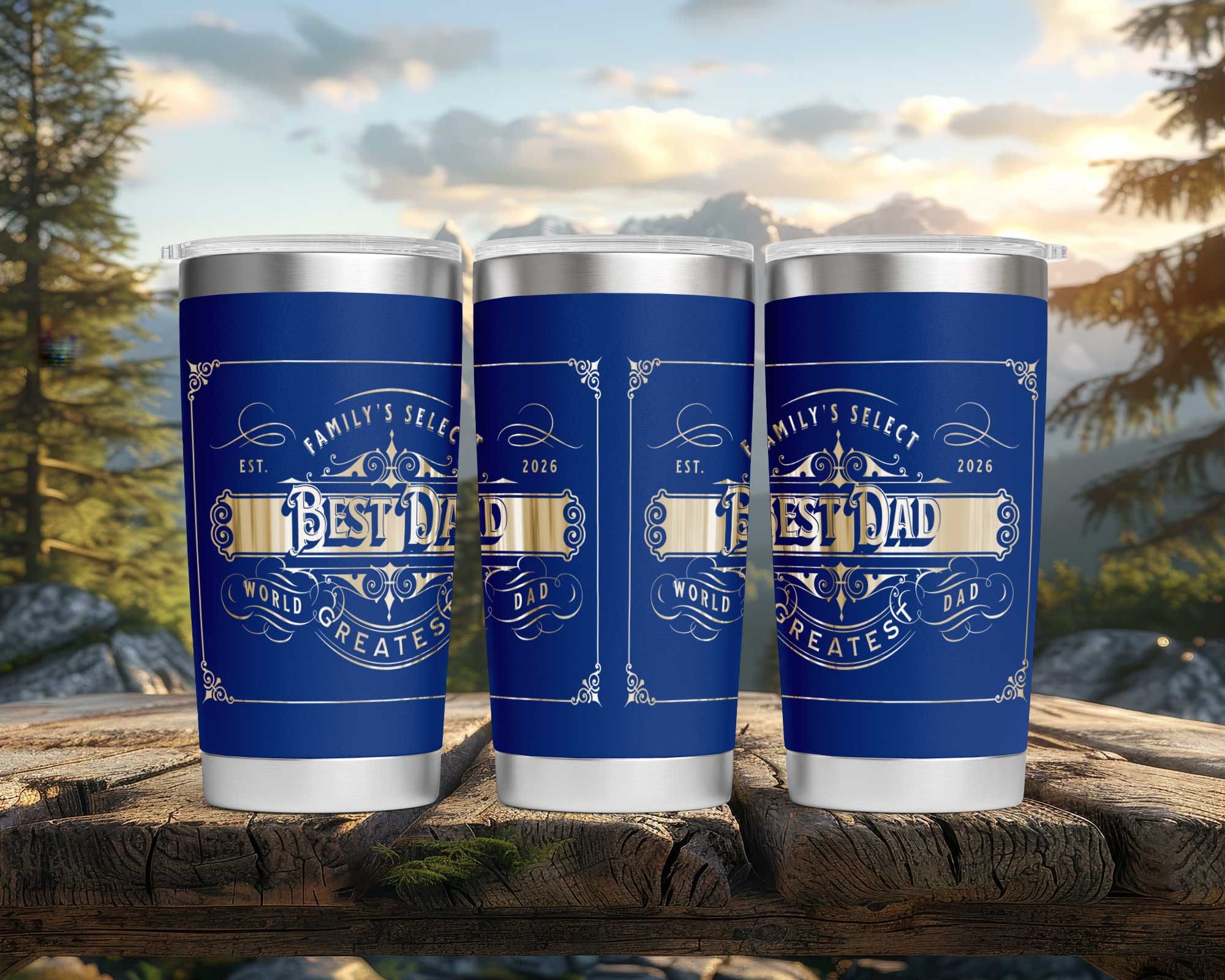 Family's Select Father's Day Custom Laser Engraved Tumbler - Image 3