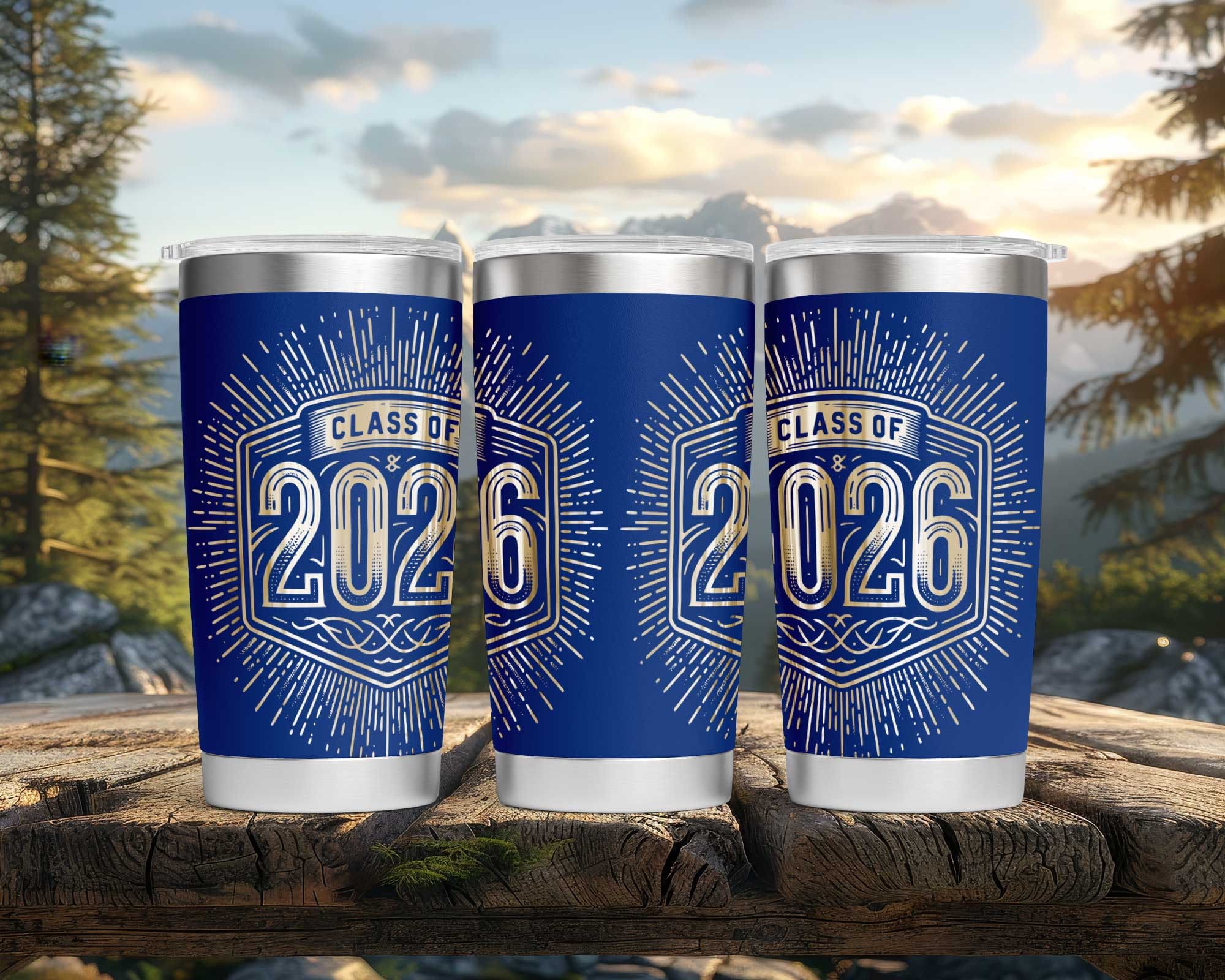 Class Of 2026 Custom Laser Engraved Classy Tumbler Graduation - Image 2