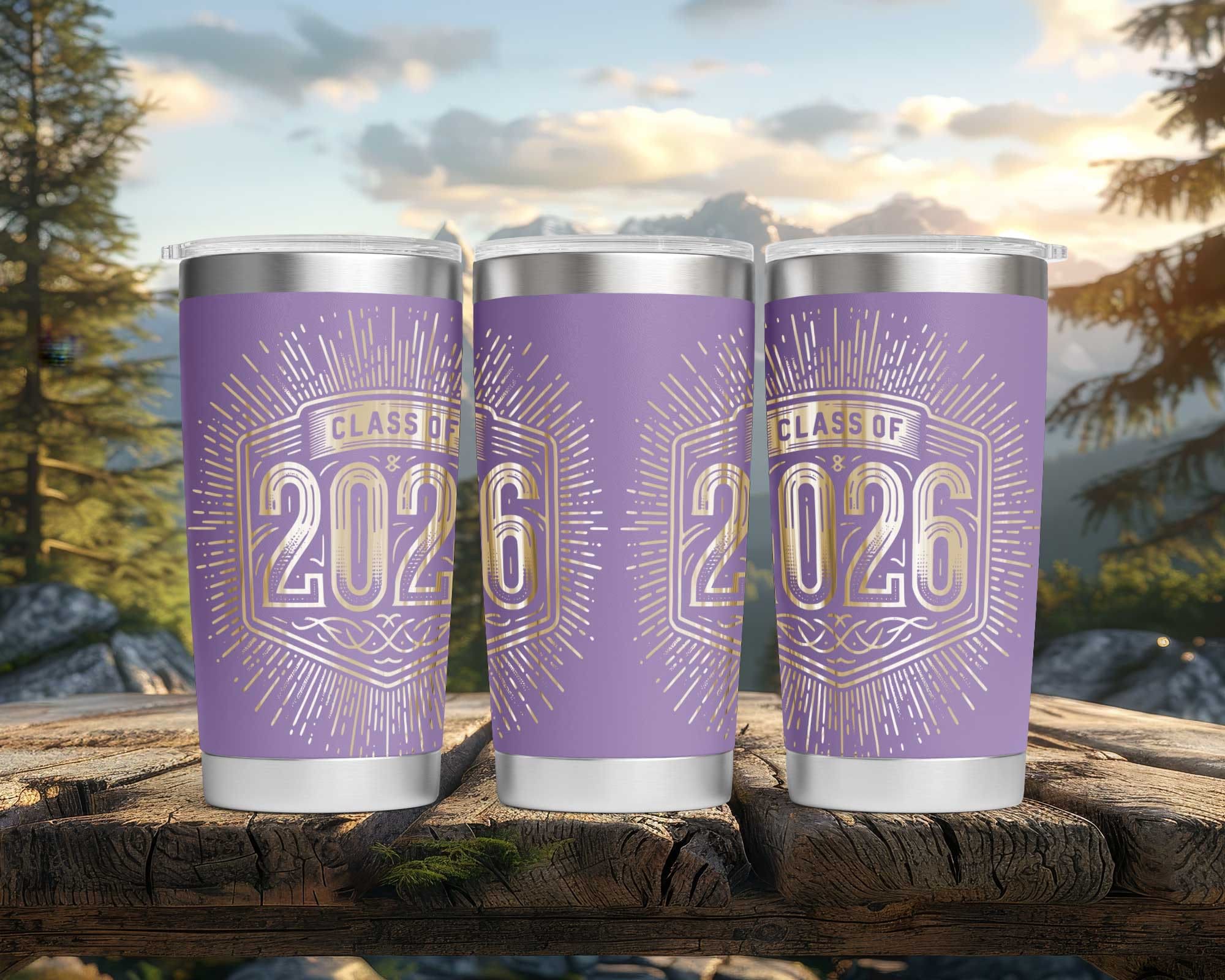 Class Of 2026 Custom Laser Engraved Classy Tumbler Graduation - Image 3