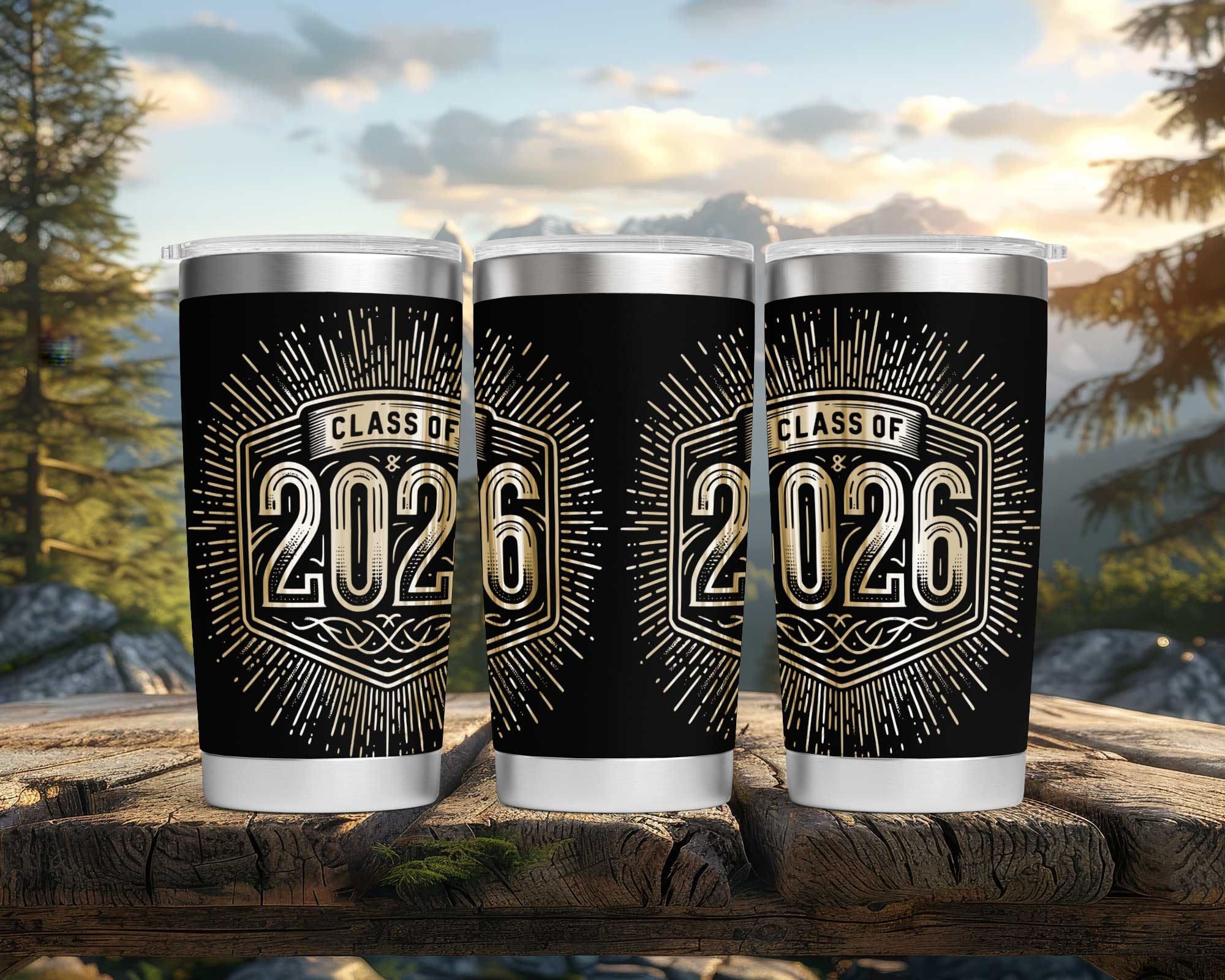 Class Of 2026 Custom Laser Engraved Classy Tumbler Graduation - Image 4