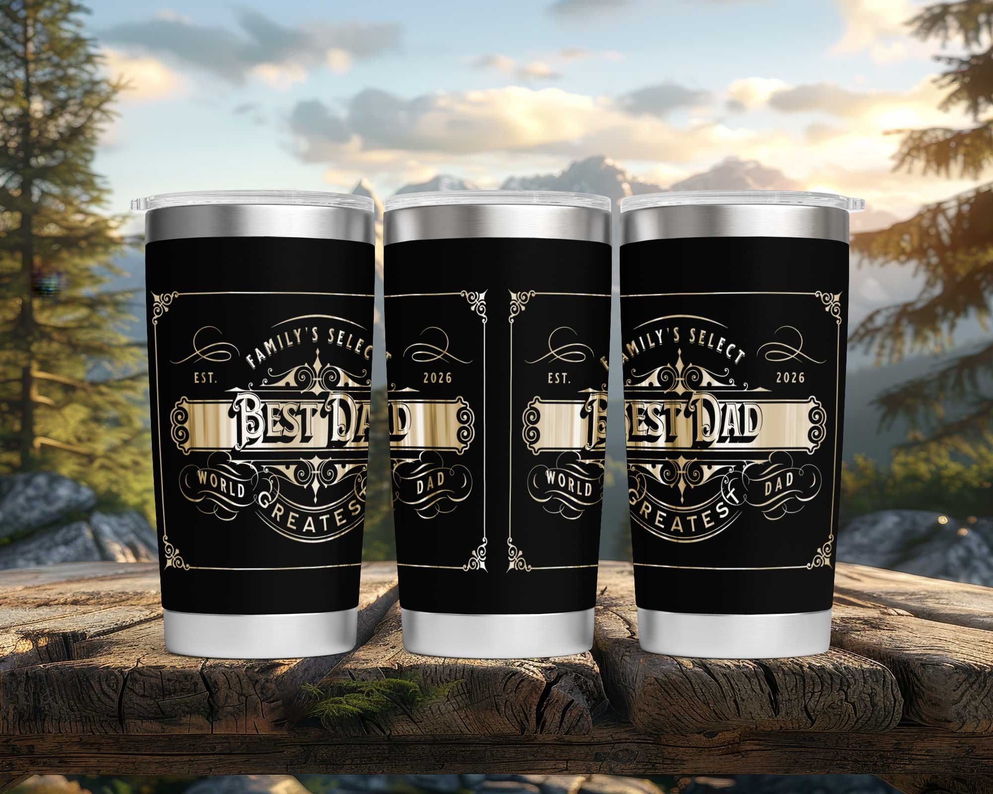 Family's Select Father's Day Custom Laser Engraved Tumbler
