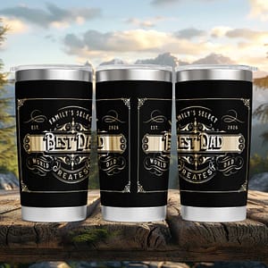 Family's Select Father's Day Custom Laser Engraved Tumbler